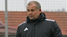 Petr Rada vede trénink fotbalové Jihlavy.