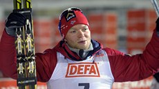 Eirik Brandsdal z Norska, nejlepší muž ve sprintu Světového poháru v Kuusamu. Eirik Brandsdal z Norska, nejlepší muž ve sprintu Světového poháru v Kuusamu.