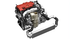 Přeplňovaný dvoulitrový čtyřválec Honda o výkonu asi 280 koní má být určen pro... Přeplňovaný dvoulitrový čtyřválec Honda o výkonu asi 280 koní má být určen pro...