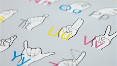 Znaková abeceda (ilustrační snímek). Znaková abeceda (ilustrační snímek).