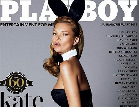 Kate Mossová na obálce asopisu Playboy (2014)