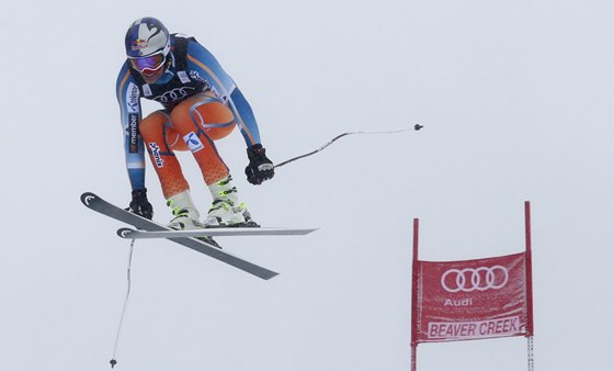 Aksel Lund Svindal pi sjezdu v Beaver Creeku.  