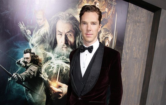 Benedict Cumberbatch na premiée filmu Hobit: makova draí pou v Los Angeles...