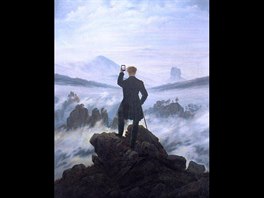 Caspar David Friedrich - Poutník nad moem mlh