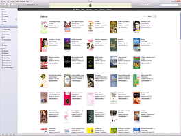 iTunes - sekce knih