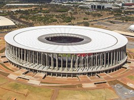 BRASÍLIA Mane Garrincha stadium v hlavním mst Brasília.