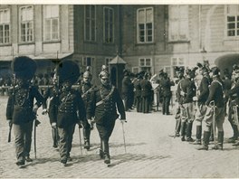 Národní gardy  pí a jízdní, konec 19. století