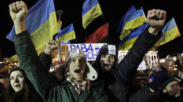 Protesty na kyjevskm nmst Nezvislosti (4. prosince 2013)