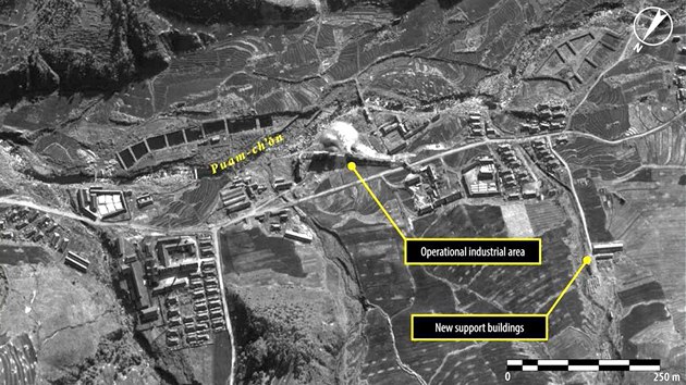 Satelitn snmek severokorejskho pracovnho tboru (listopad 2012)