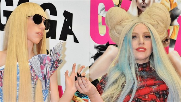 Lady Gaga se svou robotickou dvojnic