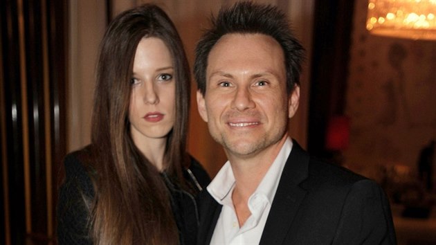 Brittany Lopezov a Christian Slater (21. ledna 2013)