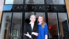 Café Placzek, Brno - Jiina Plaková s dcerou
