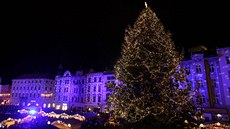 Vánoní strom v Olomouci.