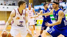 Momentka z utkání basketbalistů Svitav (v bílém) a Ostravy. Momentka z utkání basketbalistů Svitav (v bílém) a Ostravy.