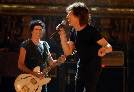 z filmu Shine A Light - Keith Richards a Mick Jagger