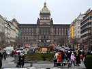 Národní muzeum tvoí dominantu Václavského námstí dodnes.