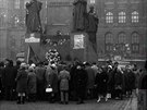 Stejné místo na zaátku roku 1969 po pohbu Jana Palacha