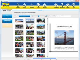 V poslední fázi prvodce zvolíte název fotoknihy.