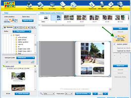 Automatické plnní pomáhá s uspoádáním fotek na stránkách.