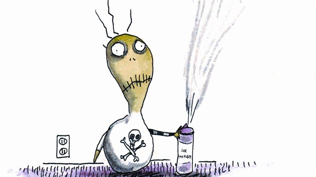 Tim Burton: ilustrace ke knize stikova smutn smrt a jin pbhy