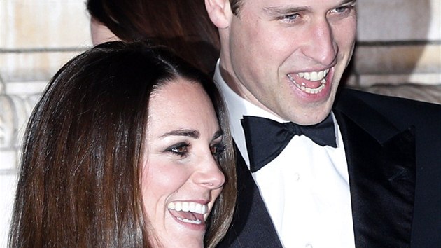 Princ William a jeho manelka Kate (11. prosince 2013)