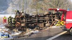 Tragická nehoda v Mladých Bukách na Trutnovsku. (17. 12. 2013)