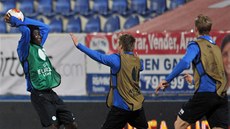 Fotbalisté Liberce na tréninku v Estorilu Fotbalisté Liberce na tréninku v Estorilu