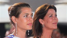 Charlotte Casiraghi a její matka, monacká princezna Caroline Charlotte Casiraghi a její matka, monacká princezna Caroline