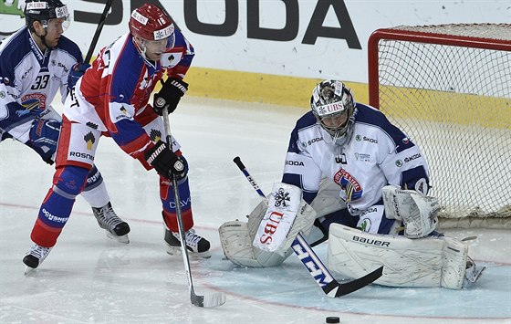 Vítkovický branká Filip indelá pomohl svému týmu k extraligové výhe na Spart.