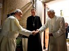 Pape Frantiek navtívil v pondlí svého pedchdce, emeritního papee...