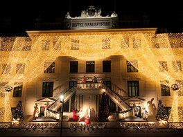 Vánoní výzdoba kodaského hotelu na námstí Kongens Nytorv byla inspirována...