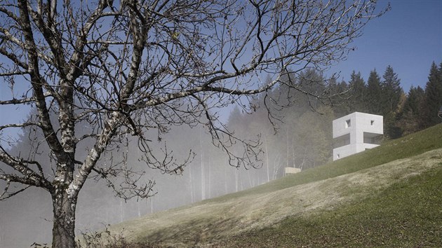 Z terasy se otevraj panoramatick vhledy do krajiny.