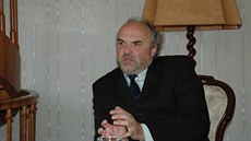 Jiří Fajt při pohovoru s ministrem kultury Jiřím Besserem Jiří Fajt při pohovoru s ministrem kultury Jiřím Besserem