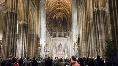 Nového osvtlení za miliony korun se dokala katedrála sv. Víta na Praském...