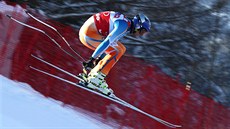 Norský lyžař Aksel Lund Svindal při sjezdu v Bormiu Norský lyžař Aksel Lund Svindal při sjezdu v Bormiu