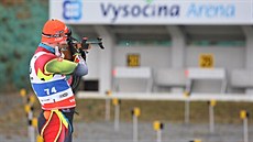 NÁBOJ. Momentka z Českého poháru v biatlonu v Novém Městě na Moravě NÁBOJ. Momentka z Českého poháru v biatlonu v Novém Městě na Moravě