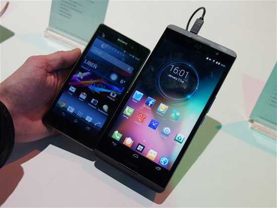 Phablet Hisense X1 na veletrhu CES v Las Vegas