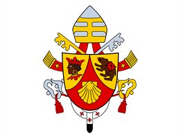 Znak papee Benedikta XVI., vytvoil jej kardinl di Montezemolo.