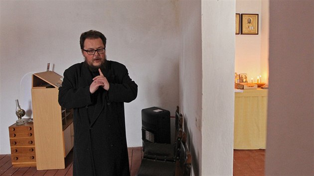 Petros Martakidis se pipravuje na pravoslavn Vnoce (4. ledna 2014).