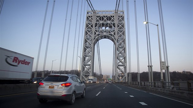 Most George Washingtona v New Jersey, na nm se "zhadn" vytvoila dopravn zcpa.