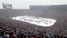 Michigan Stadium v Ann Arbor, djit utkání  Winter Classic  mezi Detroitem a...