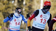 Český sdruženář Miroslav Dvořák (vlevo) se v ruském Čajkovském drží německého... Český sdruženář Miroslav Dvořák (vlevo) se v ruském Čajkovském drží německého...