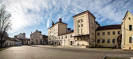 Historická budova Pivovaru Samson na Lidické tíd v eských Budjovicích.