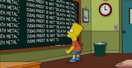 Za chybu v seriálu se musel omluvit Bart v následujícím díle na tabuli