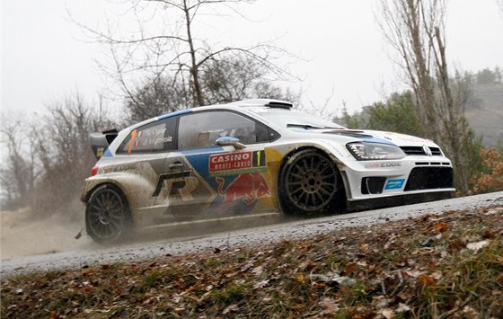 Sebastien Ogier na Rallye Monte Carlo.