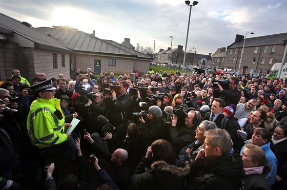 Pátrání po tíletém Mikaeelu Kularovi ve skotském Edinburghu (17. ledna 2014)