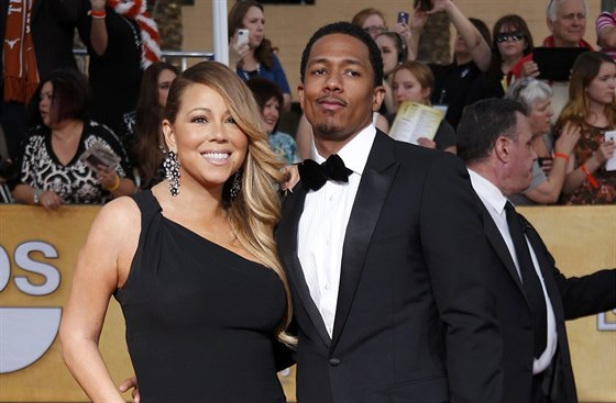 Mariah Carey a Nick Cannon (18. ledna 2014)