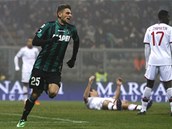 DOMENICO BERARDI. tonk Sassuola a prvn hr, kter vstelil AC Miln tyi