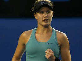 Kanadsk tenistka Eugenie Bouchardov postoupila do tvrtfinle Australian Open.