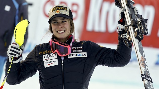 Marie-Michele Gagnonov slav triumf v superkombinaci v Zauchensee.  